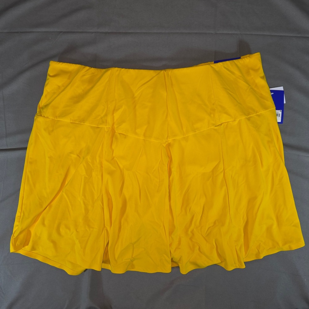 Joy Lab Womens High-Rise Skort Canary Yellow Athletic Tennis Skirt XXL 87ZXLX